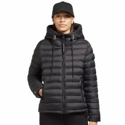 Blitzangebot 🤩 Khujo Lovina Shine Steppjacke Black Damen 🎉