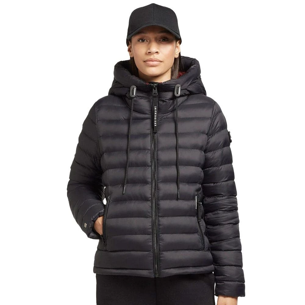 Blitzangebot 🤩 Khujo Lovina Shine Steppjacke Black Damen 🎉
