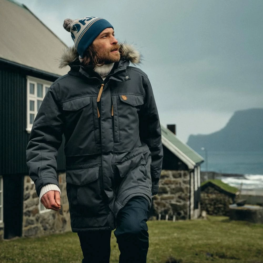 Bestpreis 👍 Fjällräven Nuuk Parka Schneeparka Basalt Herren 👏 – Bild 9