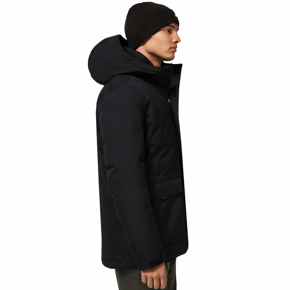 Bestes Angebot 😉 Oakley Long City Parka Mantel Blackout Herren ⌛ – Bild 2