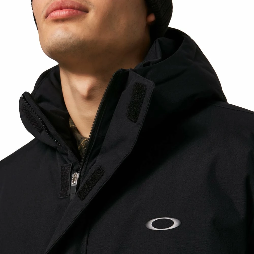 Bestes Angebot 😉 Oakley Long City Parka Mantel Blackout Herren ⌛ – Bild 5