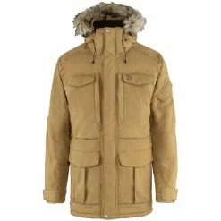 Top 10 ✨ Fjällräven Nuuk Parka Winterparka Buckwheat Brown Herren 🎉