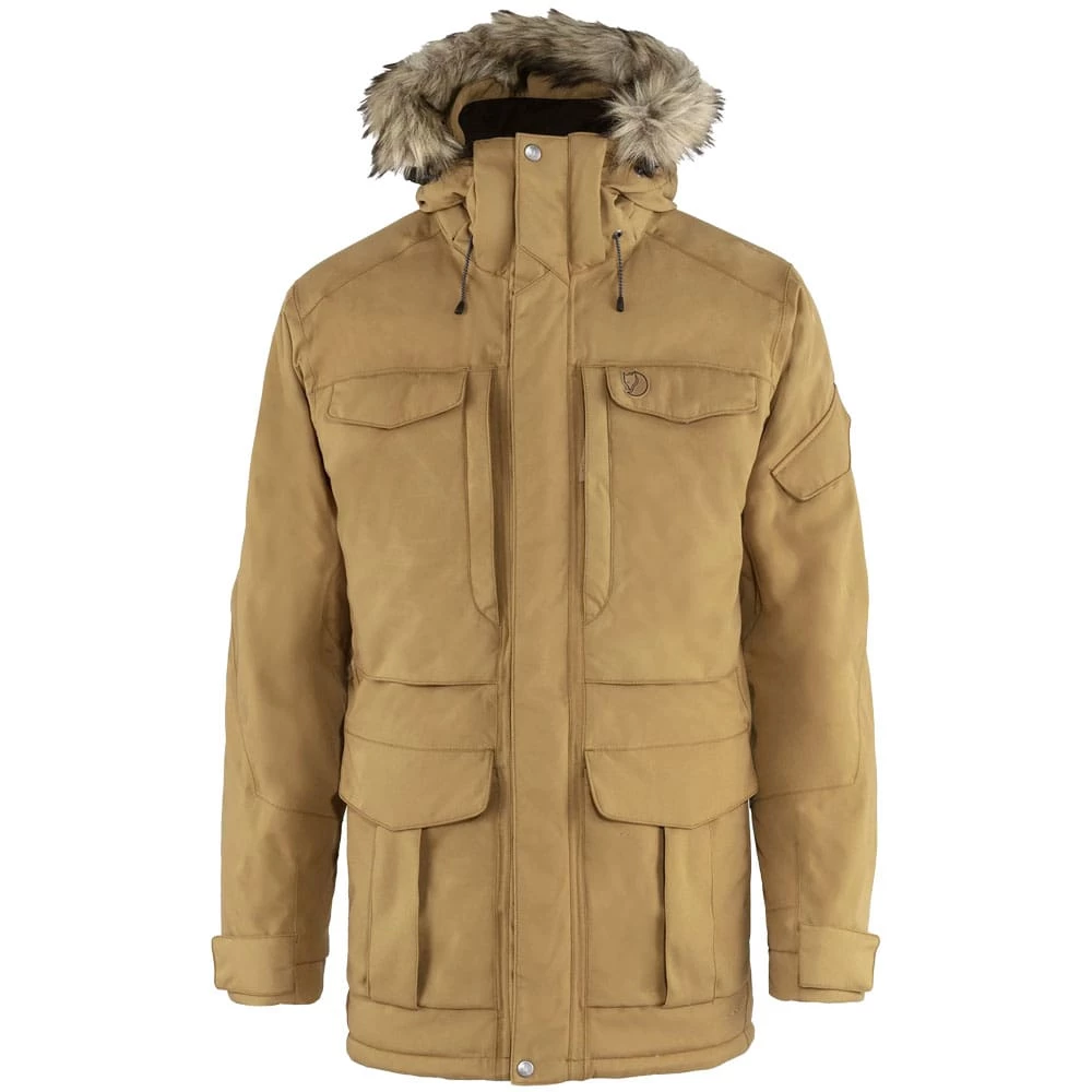 Top 10 ✨ Fjällräven Nuuk Parka Winterparka Buckwheat Brown Herren 🎉