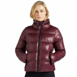 Großhandel 🧨 Khujo Zeliha Fake Down Winterjacke Shiny Wine Damen 😉