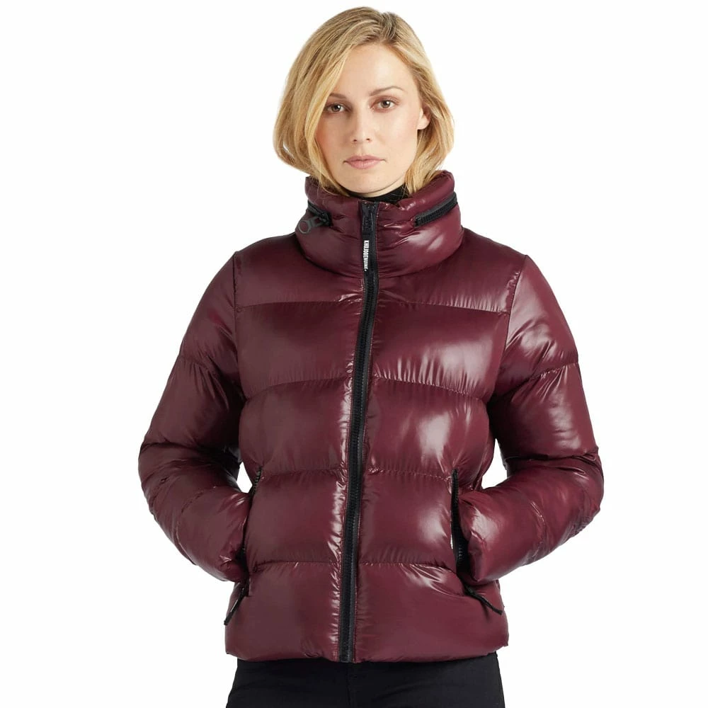 Großhandel 🧨 Khujo Zeliha Fake Down Winterjacke Shiny Wine Damen 😉