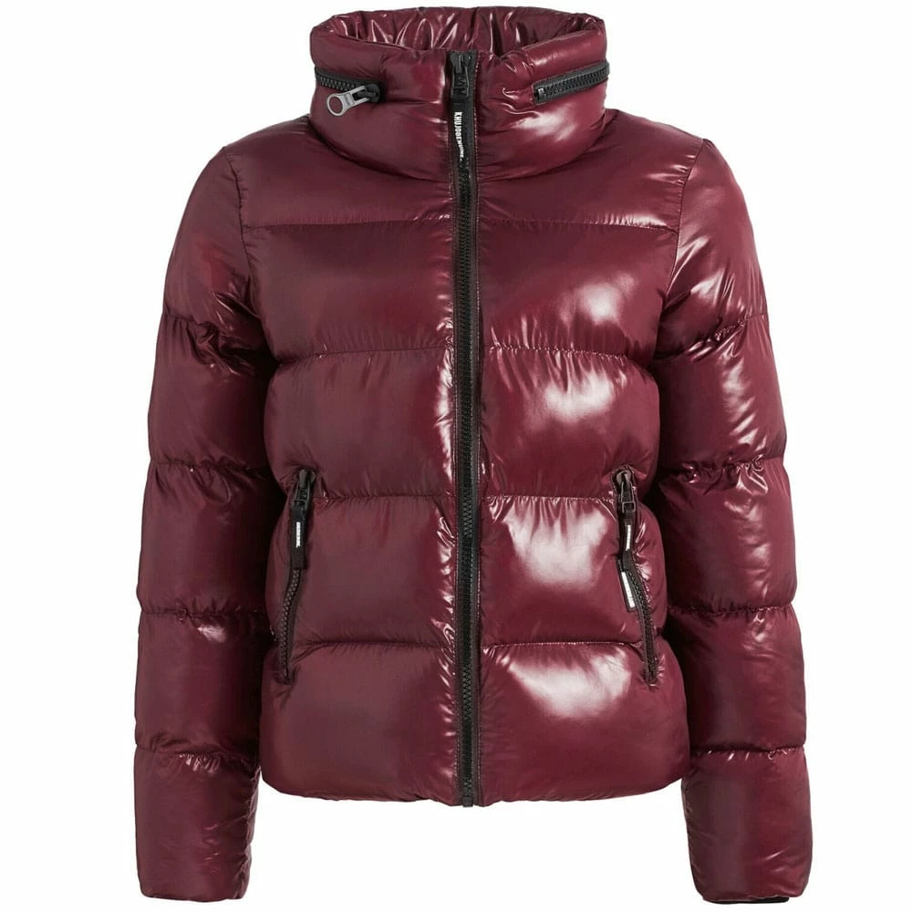 Großhandel 🧨 Khujo Zeliha Fake Down Winterjacke Shiny Wine Damen 😉 – Bild 4
