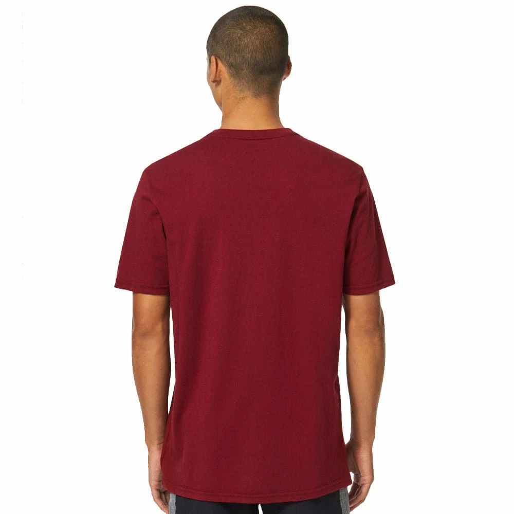 Brandneu 🎁 Oakley Blurred Scatter Skull T-Shirt Iron Red Herren 🌟 – Bild 2