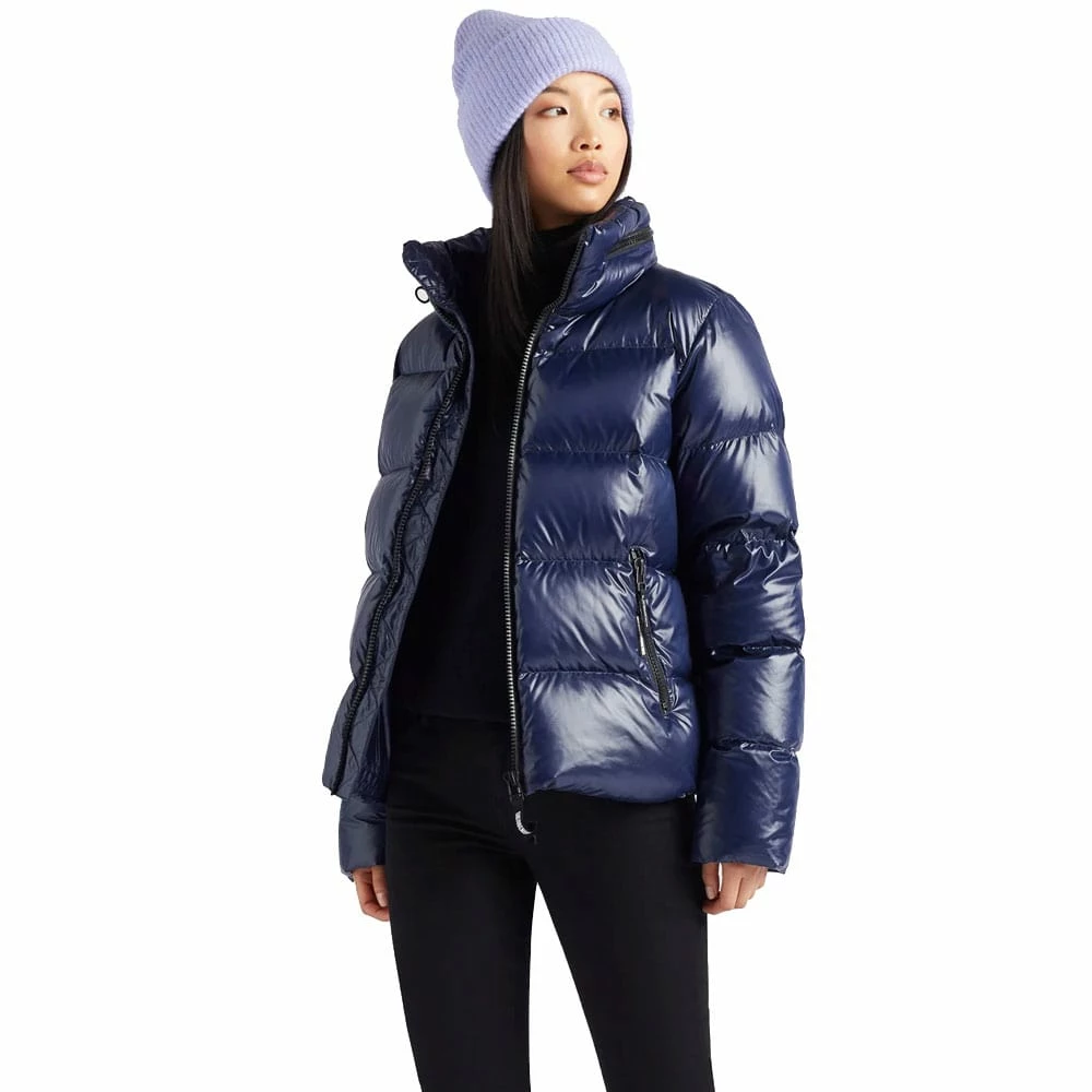 Großhandel 👍 Khujo Zeliha Fake Down Winterjacke Shiny Navy Damen 🎉 – Bild 2
