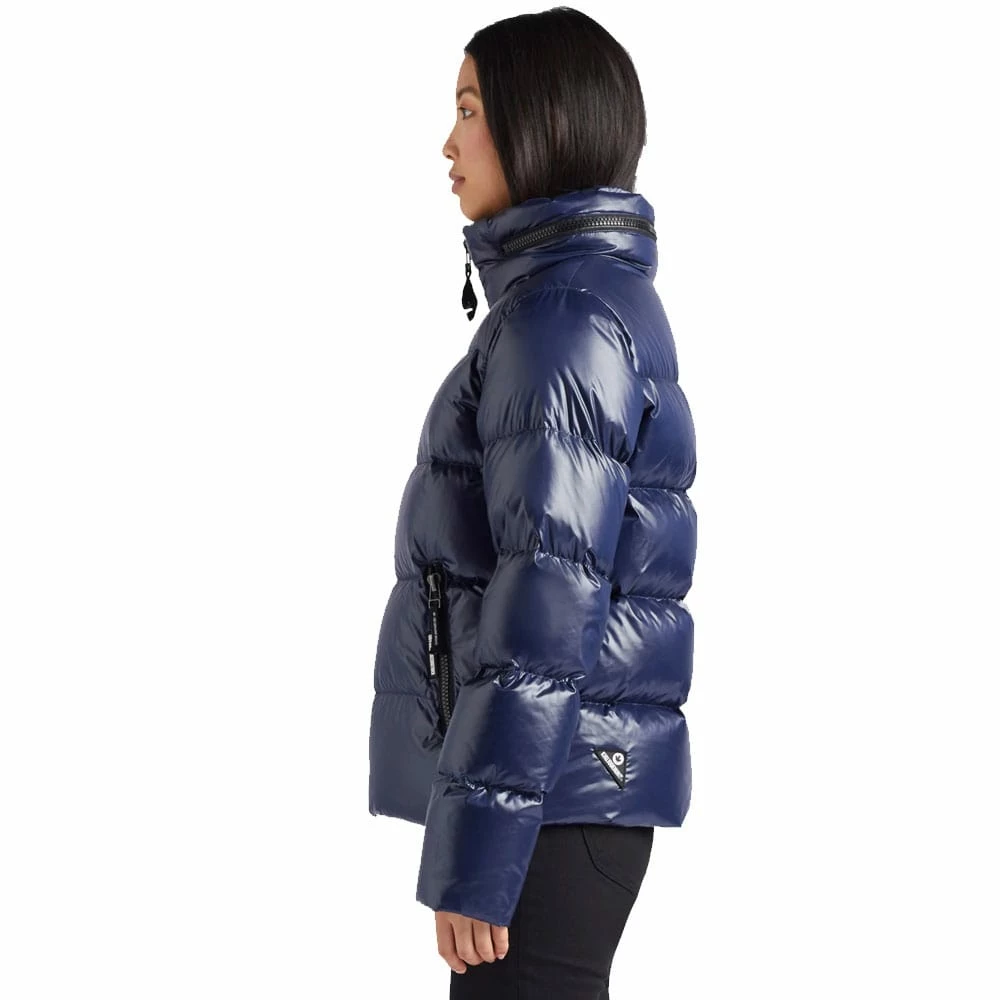 Großhandel 👍 Khujo Zeliha Fake Down Winterjacke Shiny Navy Damen 🎉 – Bild 3