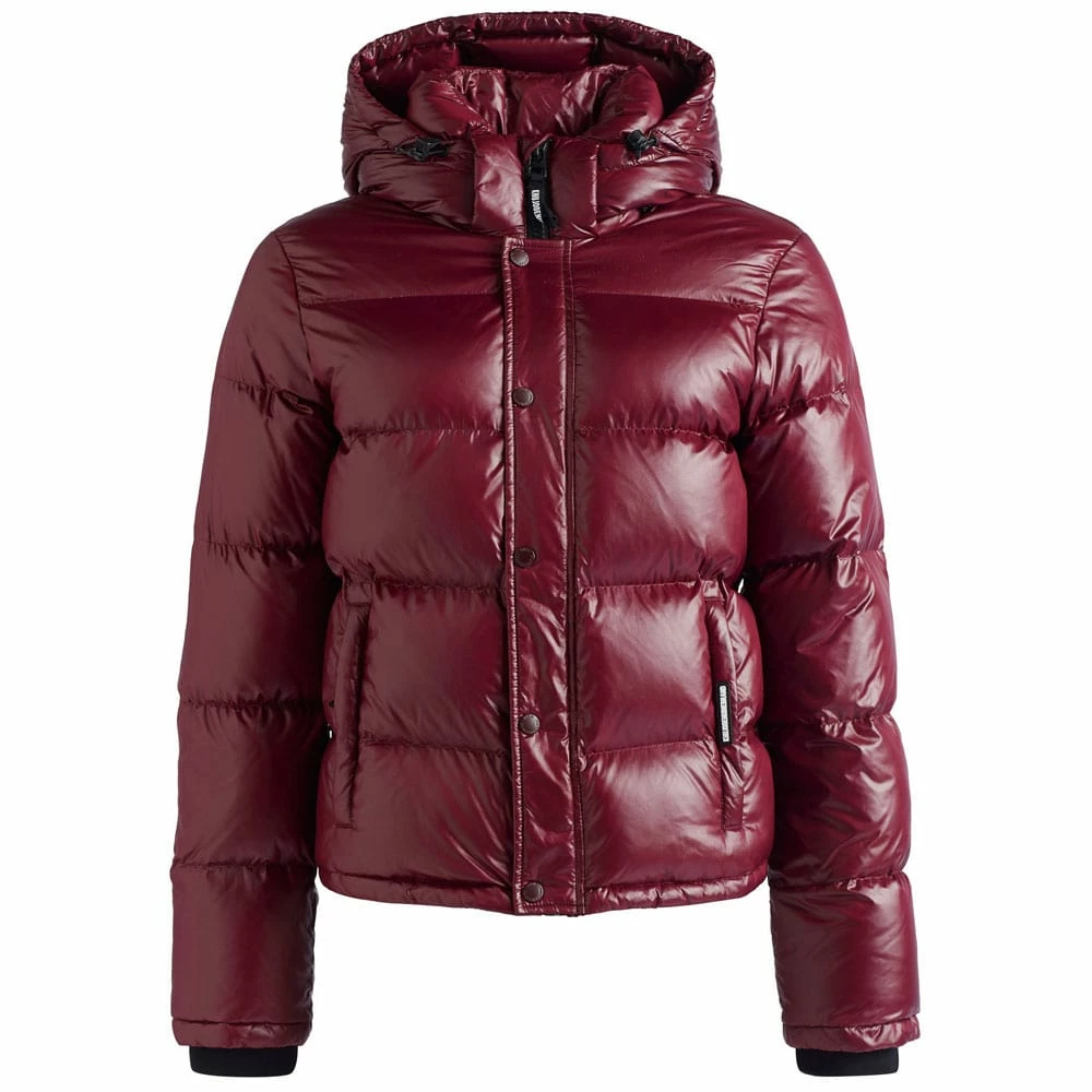 Blitzangebot ✨ Khujo Camille Fake Down Steppjacken Shiny Wine Damen 🤩 – Bild 6