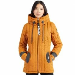Aktion 🧨 Khujo Tweety Prime 4 Winterjacke Oak Yellow Damen 🔔