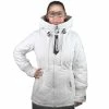 Brandneu ⌛ Khujo Tweety Prime 3 Winterjacke White Damen 👍