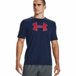 Budget 🎁 Under Armour Big Logo T-Shirt Academy/Red Herren 🔔