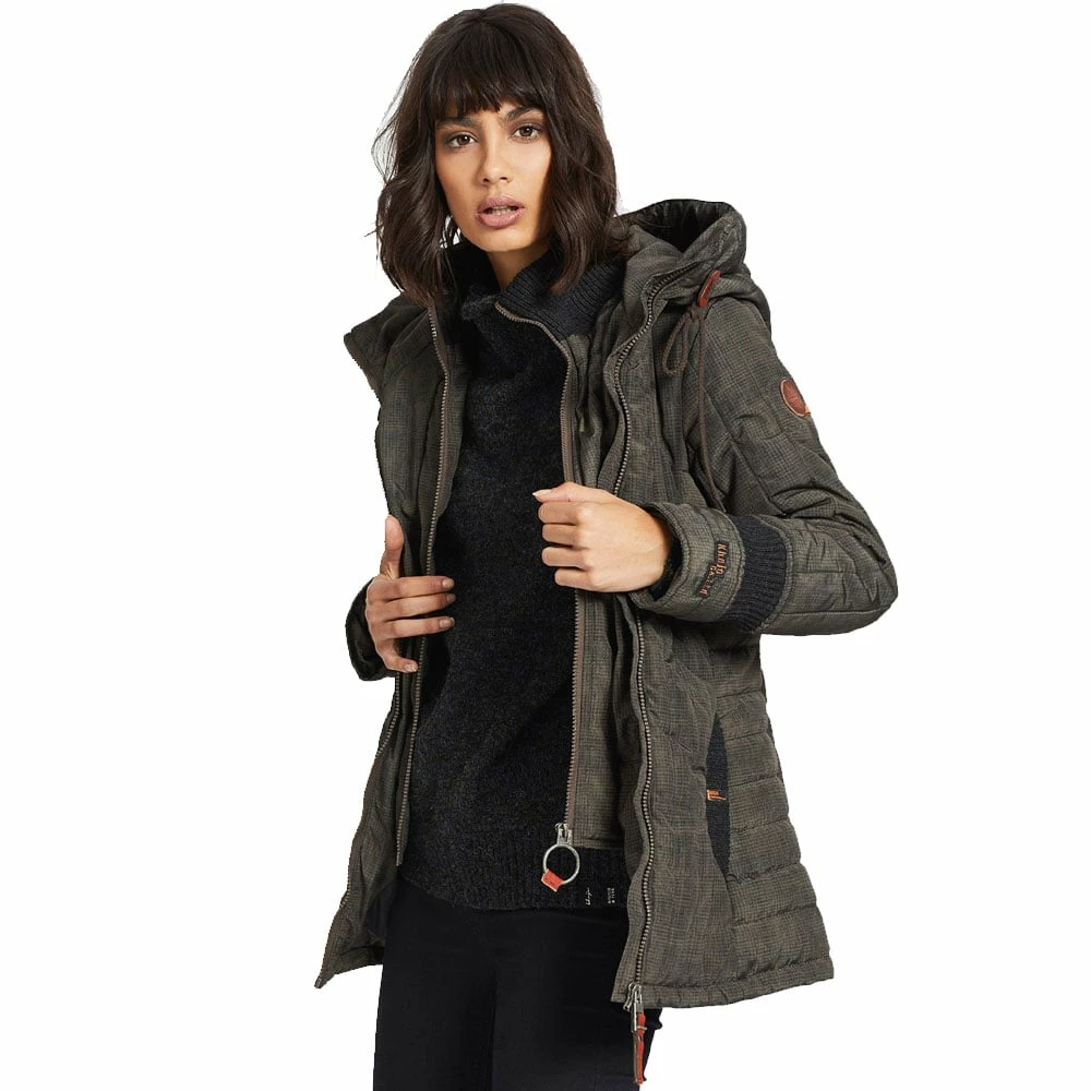 Aktion 😍 Khujo Tweety Prime 2 Jacke Glencheck Damen 😉 – Bild 2