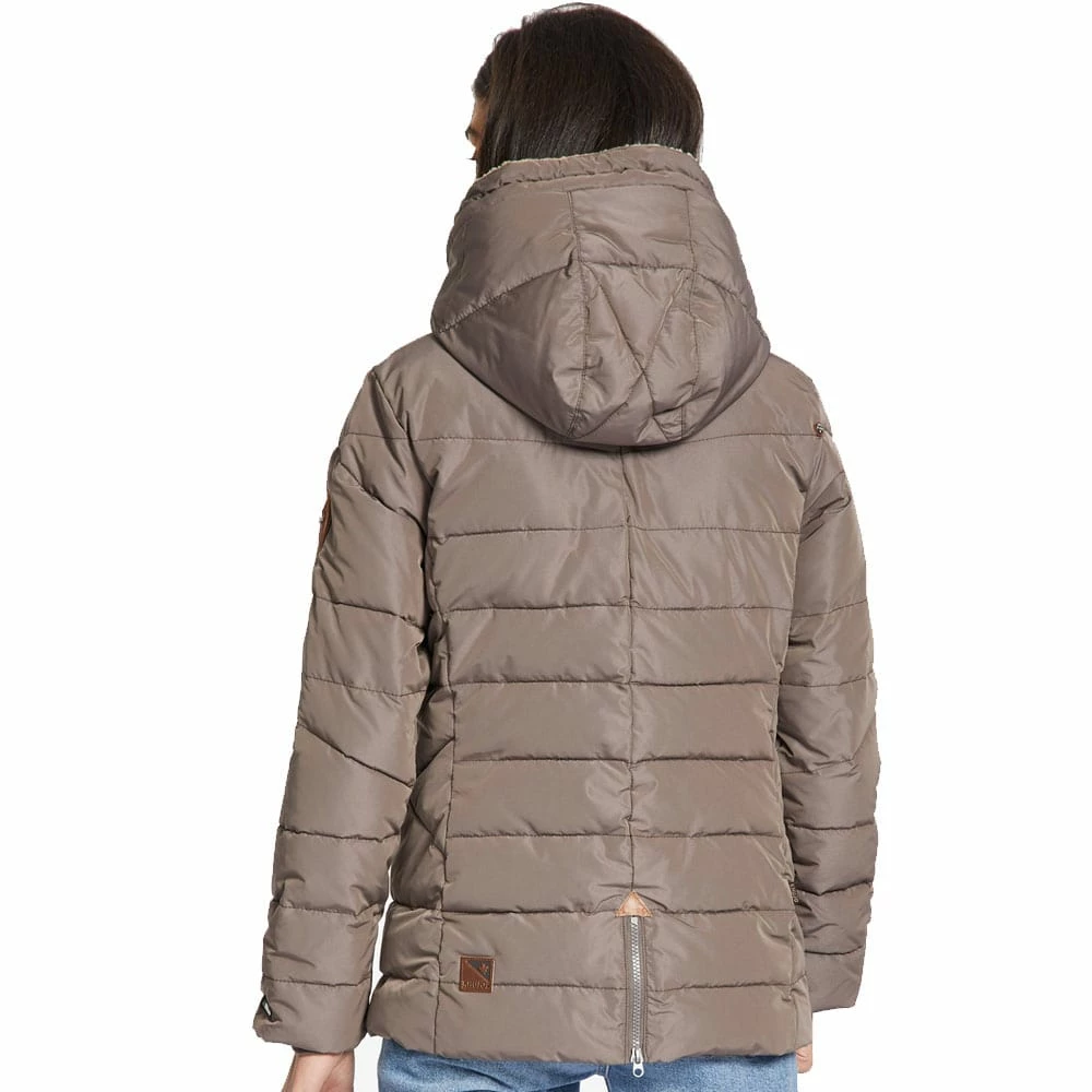 Budget 😍 Khujo Elenora Winterjacke Taupe Damen ⌛ – Bild 5