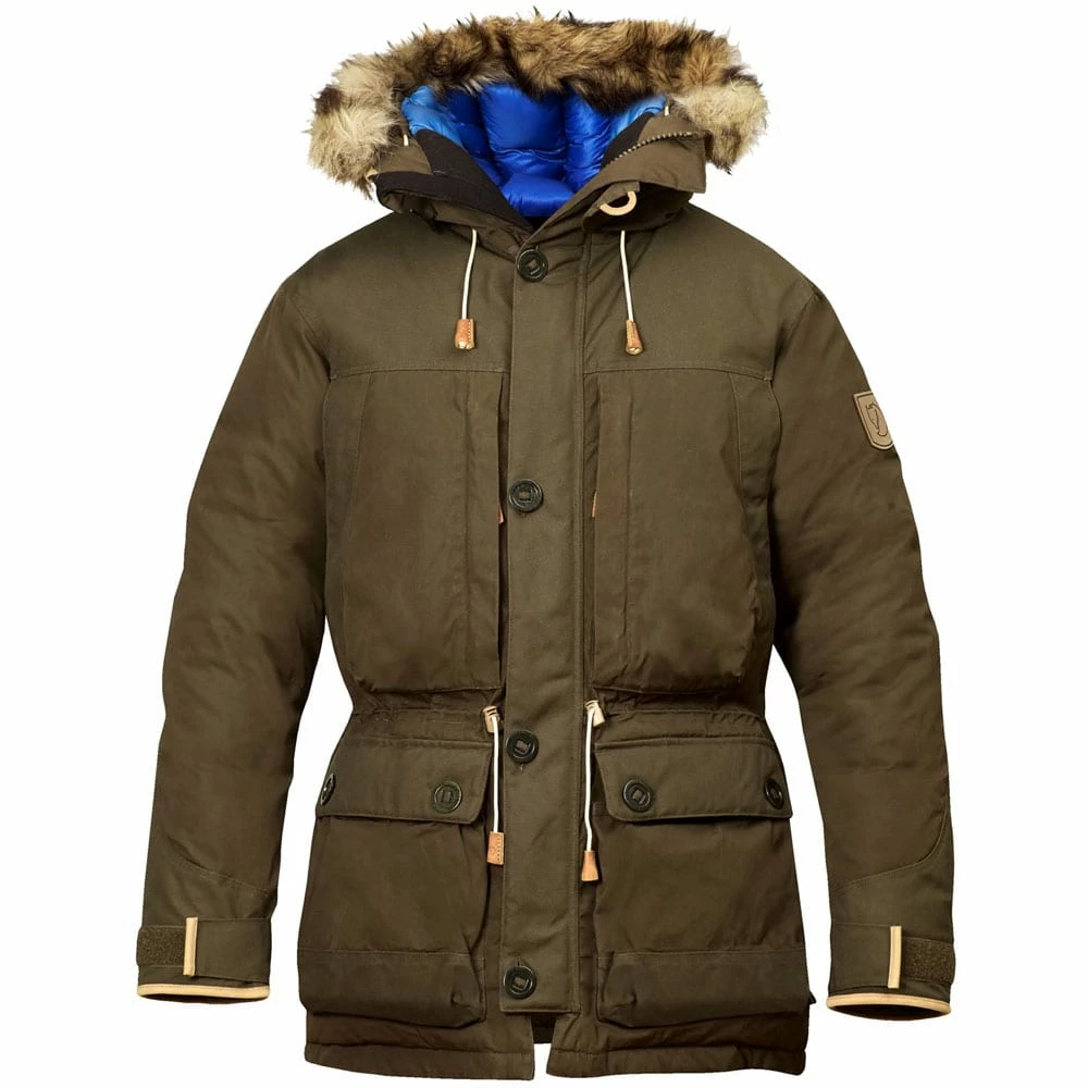 Rabatt 🔥 Fjällräven Expedition Down Parka No. 1 Daunenparka Dark Olive Herren ✔️